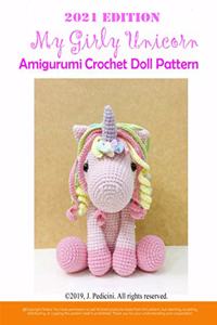 My Girly Unicorn Amigurumi Crochet DollPattern