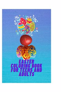 Easter Coloring Book for Teens and Adults