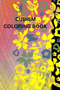 cubism coloring fintage