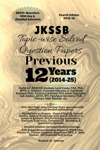 JKSSB Topic-wise Solved Question Papers