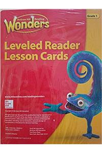 Reading Wonders Leveled Reader Lesson Cards Grade 1