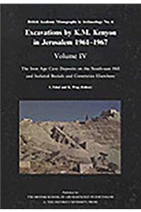 Excavations by K M Kenyon in Jerusalem, Volume 4