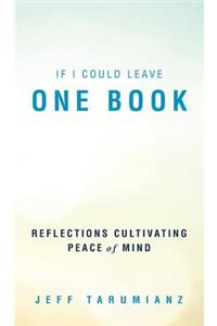 If I Could Leave One Book