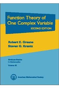 Function Theory of One Complex Variable