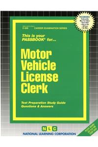 Motor Vehicle License Clerk