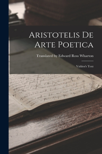 Aristotelis De Arte Poetica