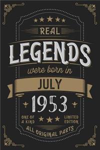 Real Legends were born in July 1953