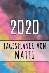 2020 Tagesplaner von Matti