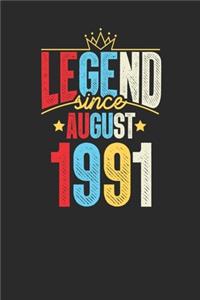 Legend Since August 1991