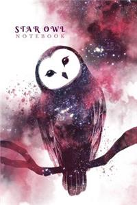 Star Owl Notebook