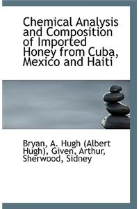 Chemical Analysis and Composition of Imported Honey from Cuba, Mexico and Haiti