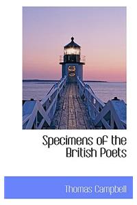 Specimens of the British Poets