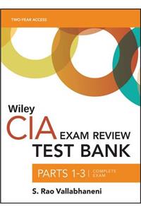 Wiley CIA Exam Review Test Bank 2019