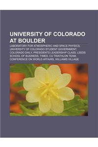University of Colorado at Boulder