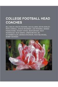 College Football Head Coaches