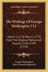 Writings Of George Washington V11