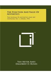 The Function and Value of Aesthetics