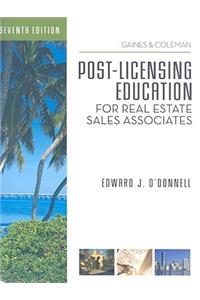 Post-Licensing Education for Real Estate Sales Associates