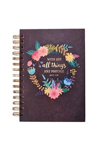 Journal Wirebound W/God All Th