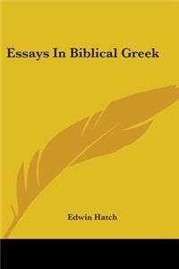 Essays In Biblical Greek