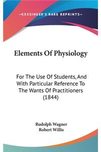 Elements of Physiology