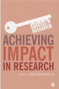 Achieving Impact in Research