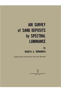 Air Survey of Sand Deposits by Spectral Luminance