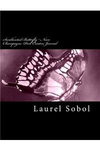 Swallowtail Butterfly Neon Champagne Pink Creative Journal