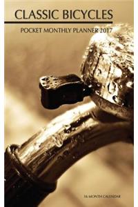 Classic Bicycles Pocket Monthly Planner 2017