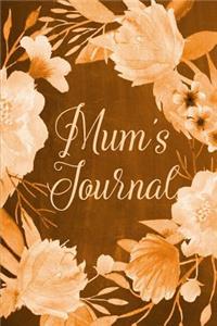 Chalkboard Journal - Mum's Journal (Orange)