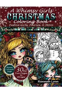 A Whimsy Girls Christmas Coloring Book