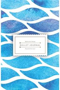 Blue Ocean Bullet Journal: Dotted Grid Journal, 130 Dot Grid Pages, 5.5x8.5, High Inspiring Creative Design Idea