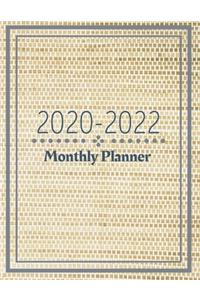 Monthly Planner for 2020/2022- 3-Year Planner Schedule Organizer- January 2020/December 2022 8.5