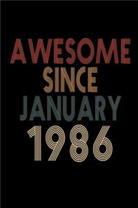 Awesome Since January 1986