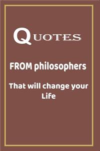 Book - Quotes from philosophers that will change your life