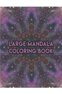Large Mandala Coloring Book