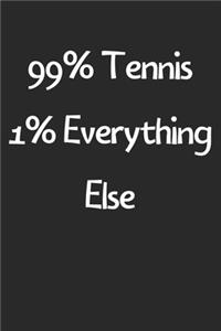 99% Tennis 1% Everything Else