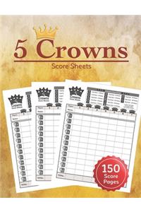 5 Crowns Score Sheets