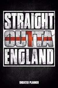 Straight Outta England Undated Planner