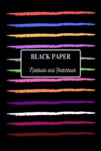 Black paper Notebook and Sketchbook