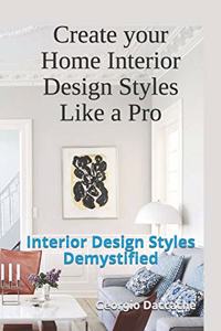 Create your Home Interior Design Styles Like a Pro