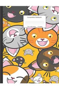 Composition Notebook 7.44 x 9.69 Inches 110 Pages
