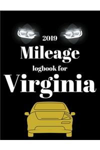 2019 Mileage log book for Virginia