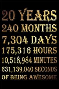 20 Years Of Being Awesome