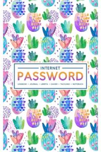 Internet Password Logbook - Journal - Libreta - Cahier - Taccuino - Notizbuch