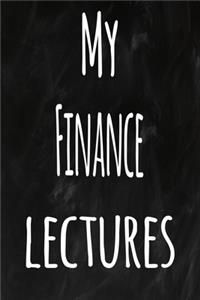 My Finance Lectures