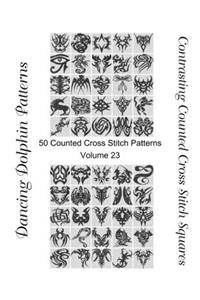 Contrasting Counted Cross Stitch Squares