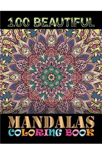 100 Beautiful Mandalas Coloring Book