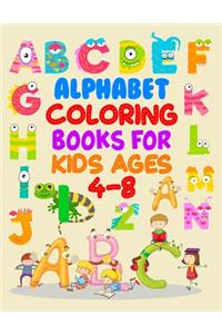 Alphabet Coloring Books For Kids Ages 4-8
