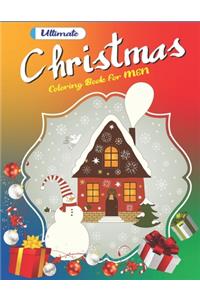 Ultimate Christmas Coloring Book for Men